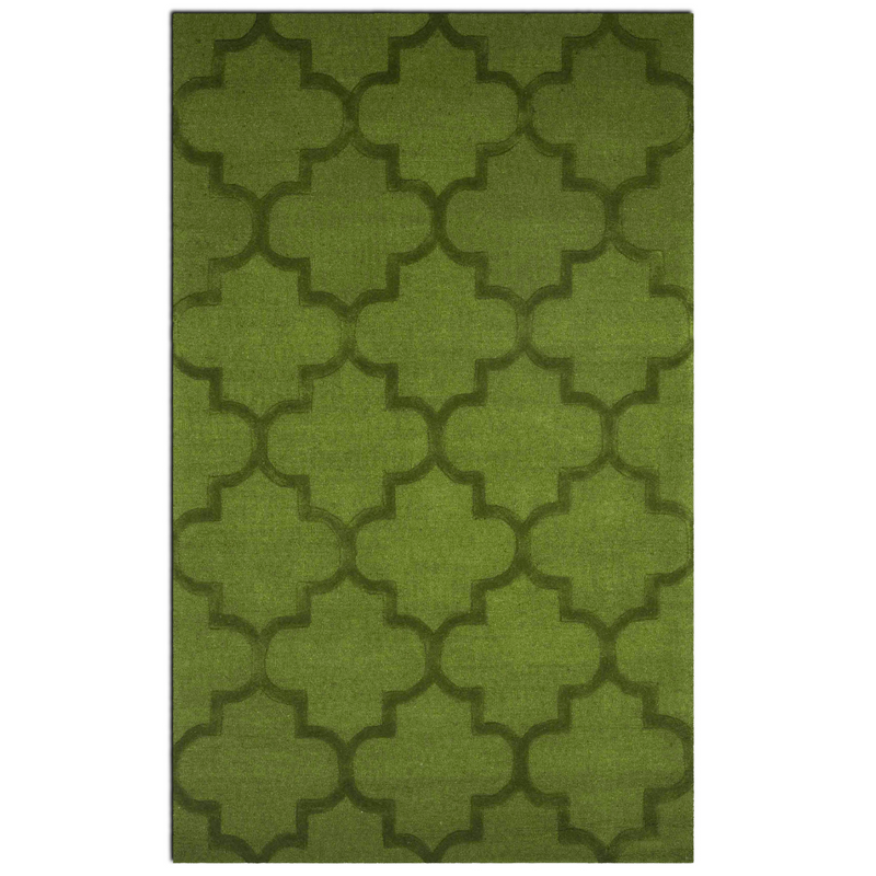 GREEN MOROCCAN CARPET