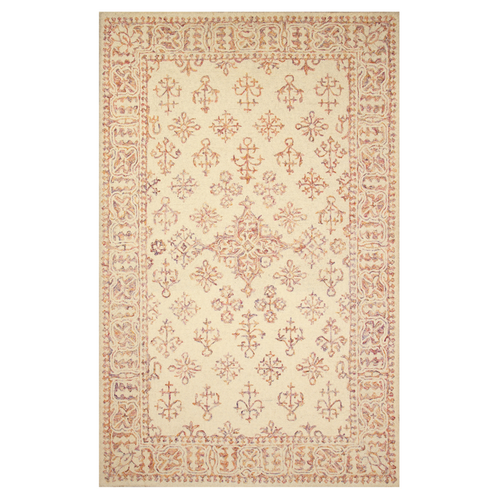 IVORY MULTICOLOR TRADITIONAL CARPET