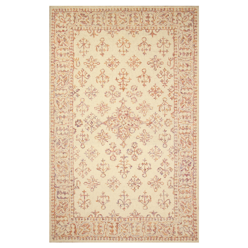 IVORY MULTICOLOR TRADITIONAL CARPET