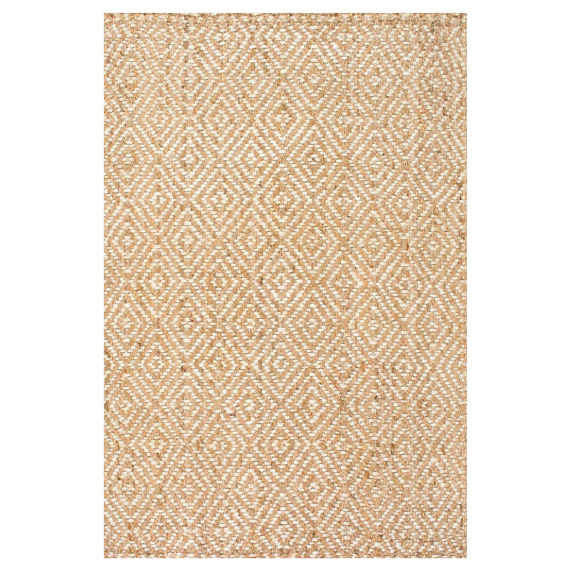 NATURAL GEOMETRIC JUTE DHURRIE