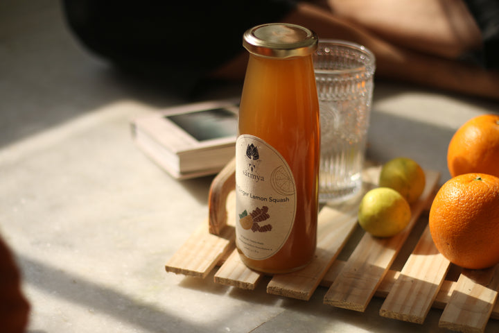 Mint Ginger Lemon Squash