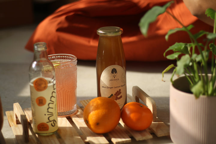 Mint Ginger Lemon Squash