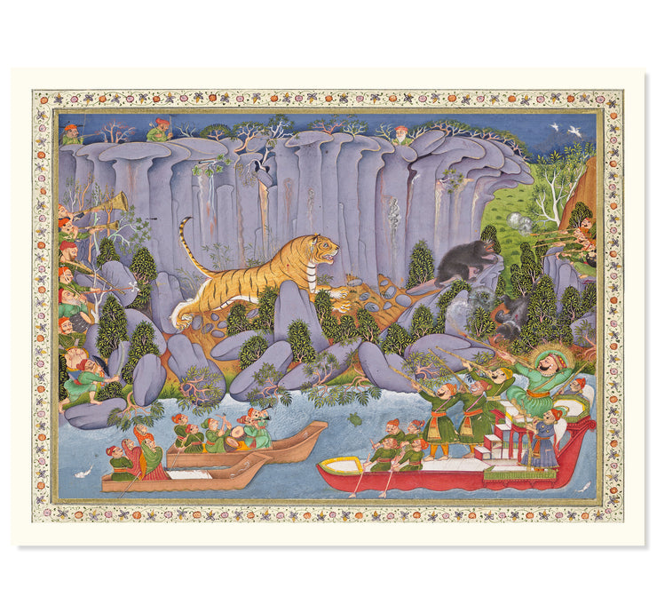 Tiger Hunt of Ram Singh Art Print