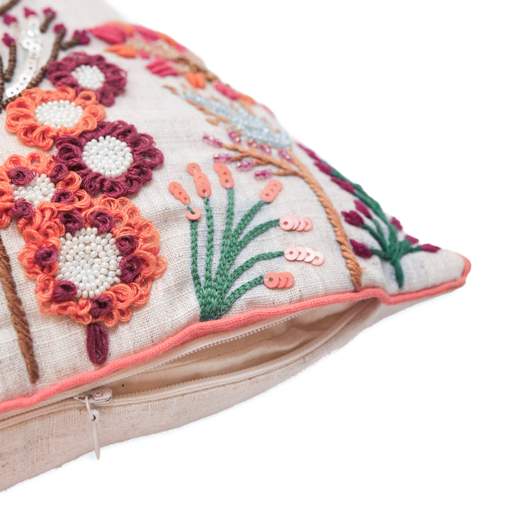 Embroidered Fuchsia - Pink