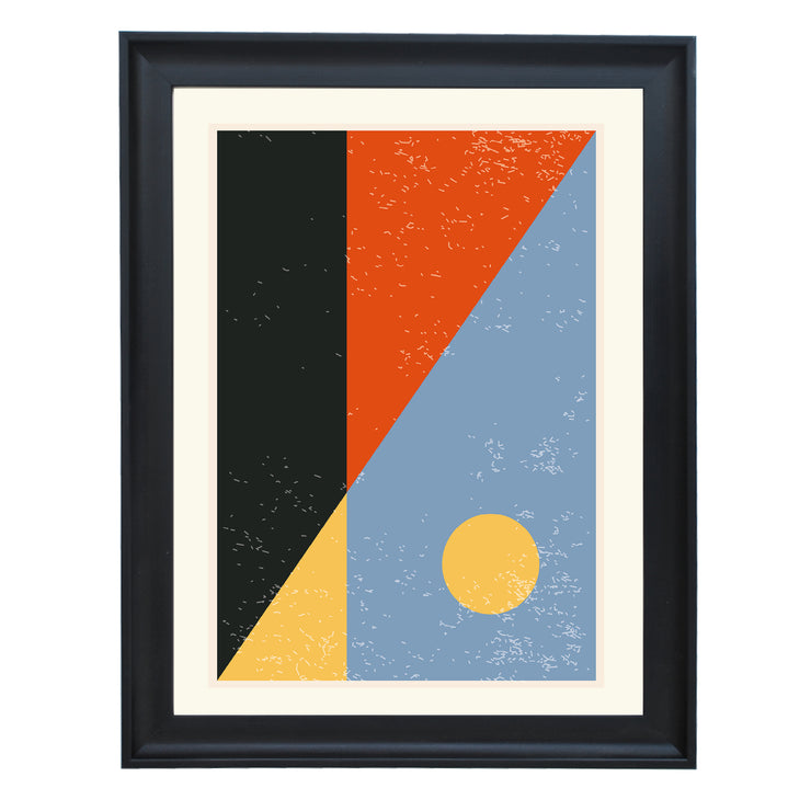 Geometric Sunrise Art Print