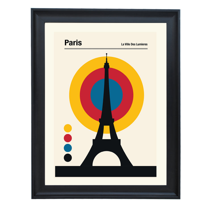 Paris by Retrodrome Art Print