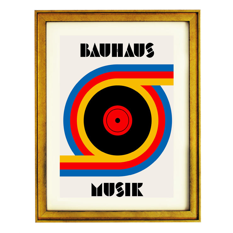 The Bauhaus Music Art Print