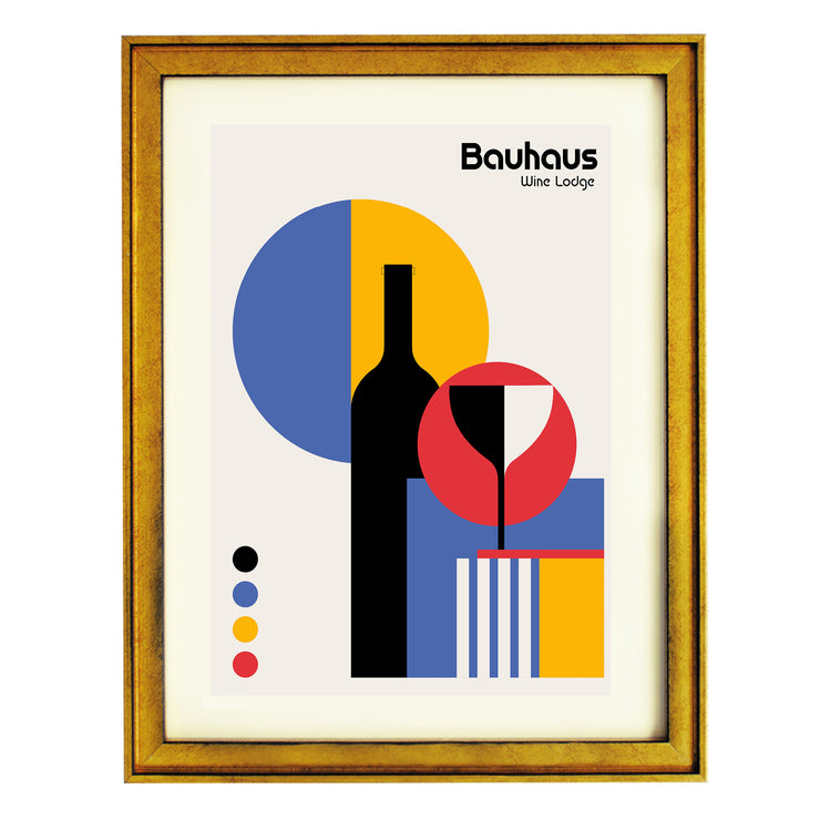 Bauhaus Wine Lodge Art Print