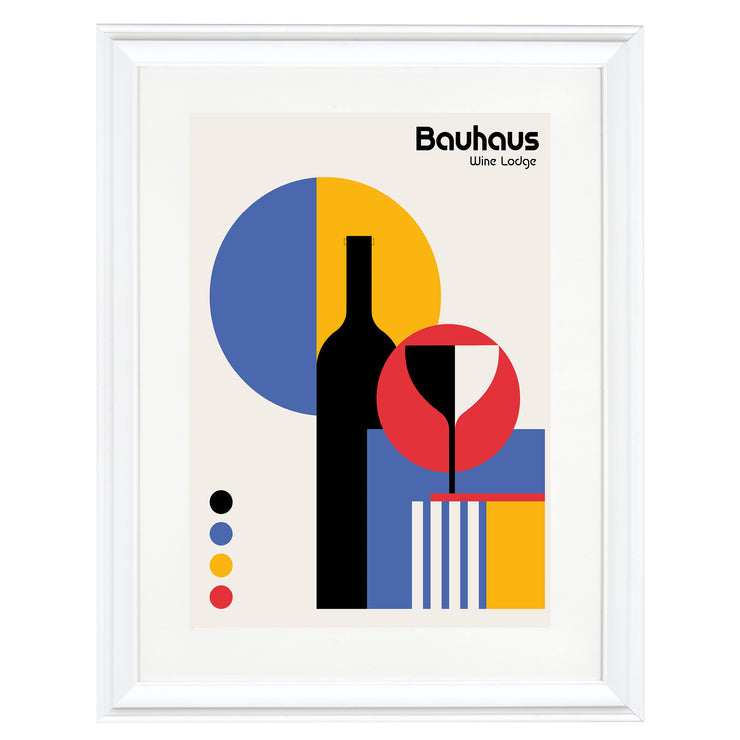 Bauhaus Wine Lodge Art Print