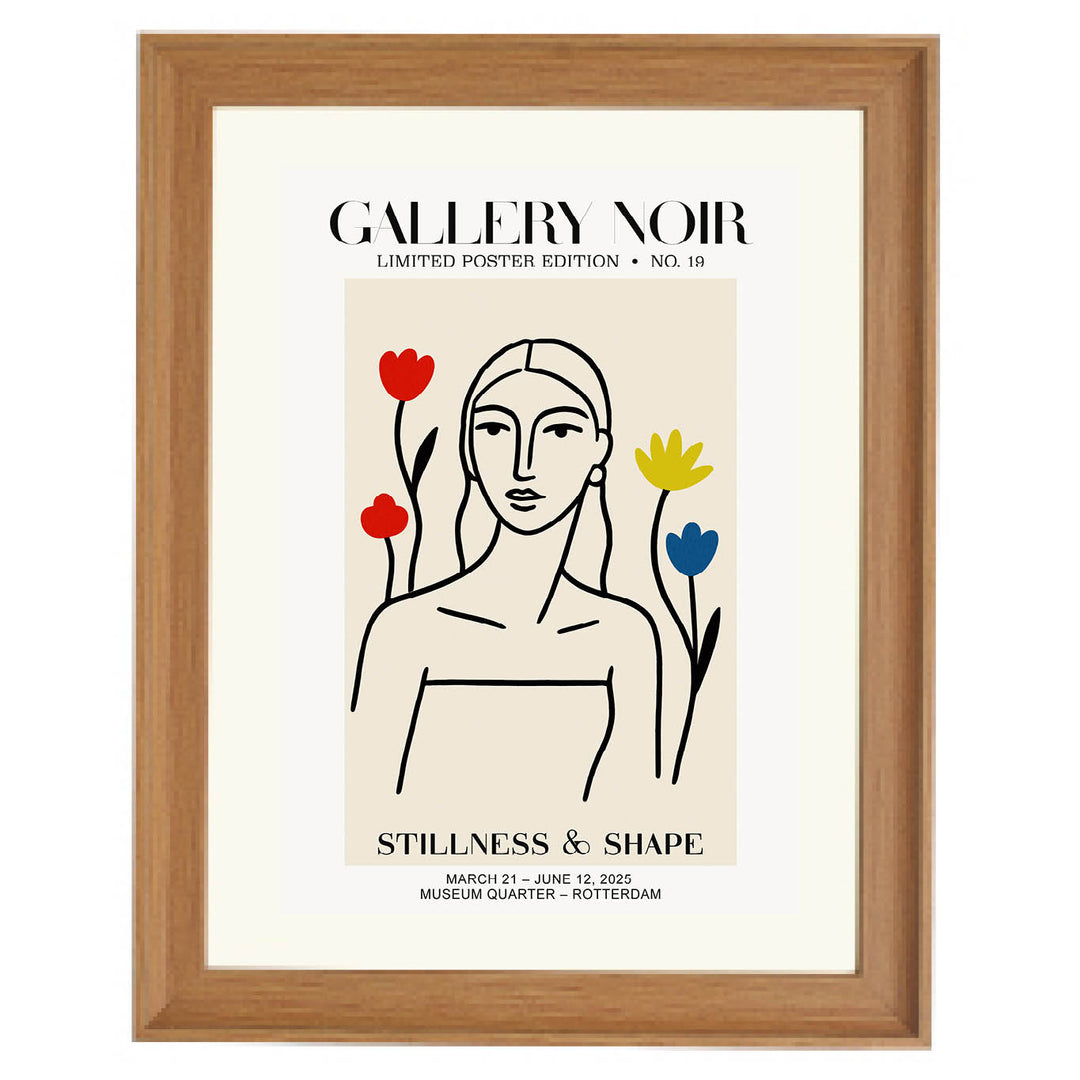 Stillness & Shape: Floral Muse Art Print