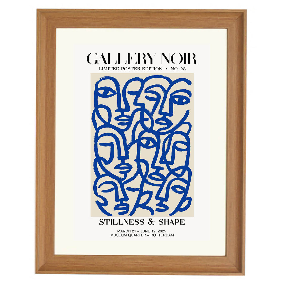 eclectic interiors, contemporary art lovers, or statement walls.