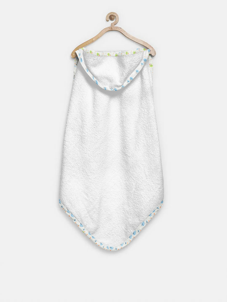 Organic Hooded Towel Set - Birdie Print