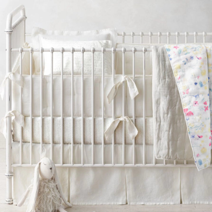 Organic Baby Quilt - Flower