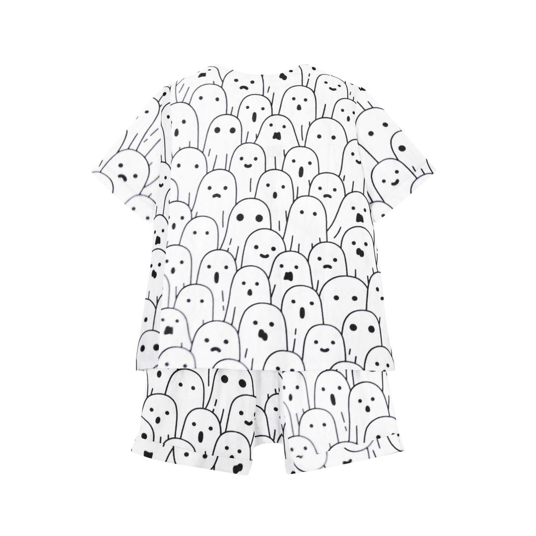 Organic Pajama Shorts Set - Casper