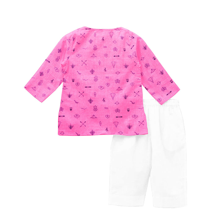 Organic Pajama Kurta Set - Lines