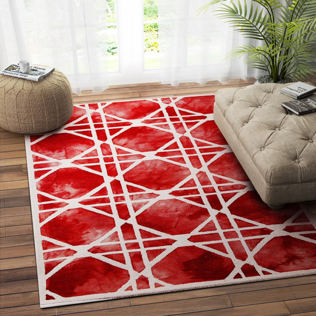 RED DIP DYED CARPET