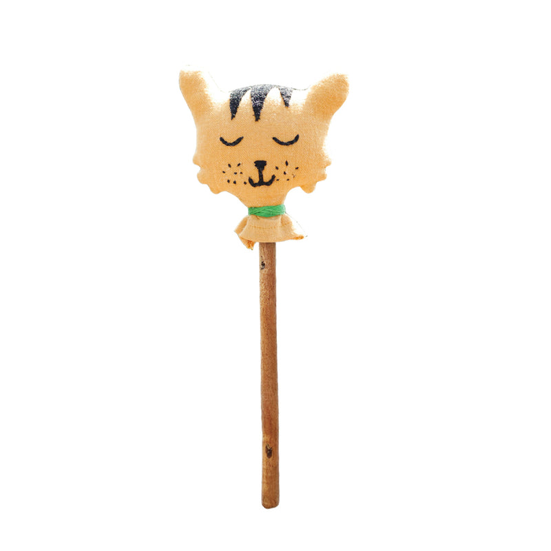 Tiger on stick