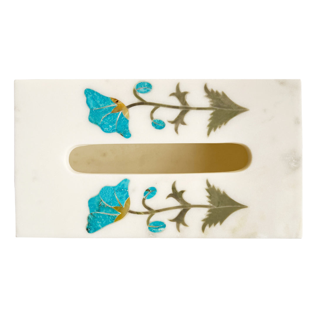 MARBLE INLAY TISSUE BOX
