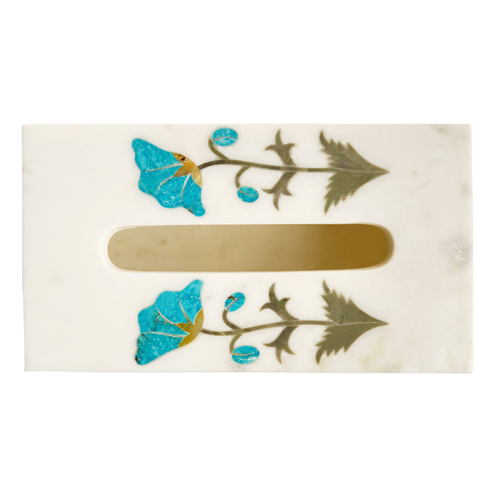 MARBLE INLAY TISSUE BOX