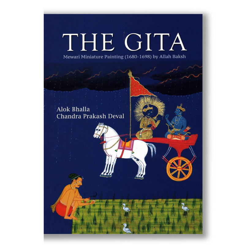 The Gita: Mewari Miniature Painting (1680-1698) by Allah Baksh Book