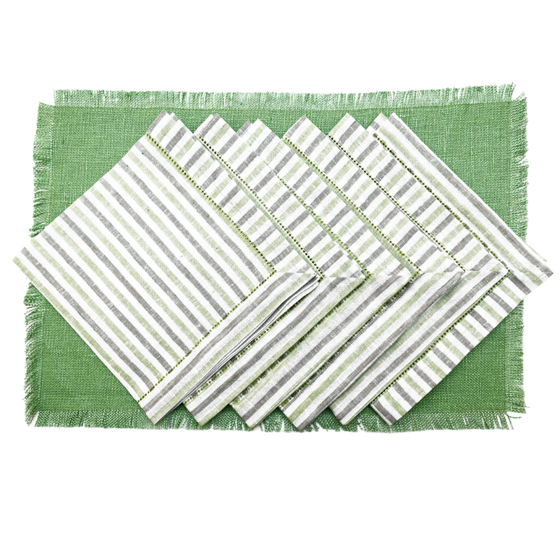 Placemats and Napkins - Green