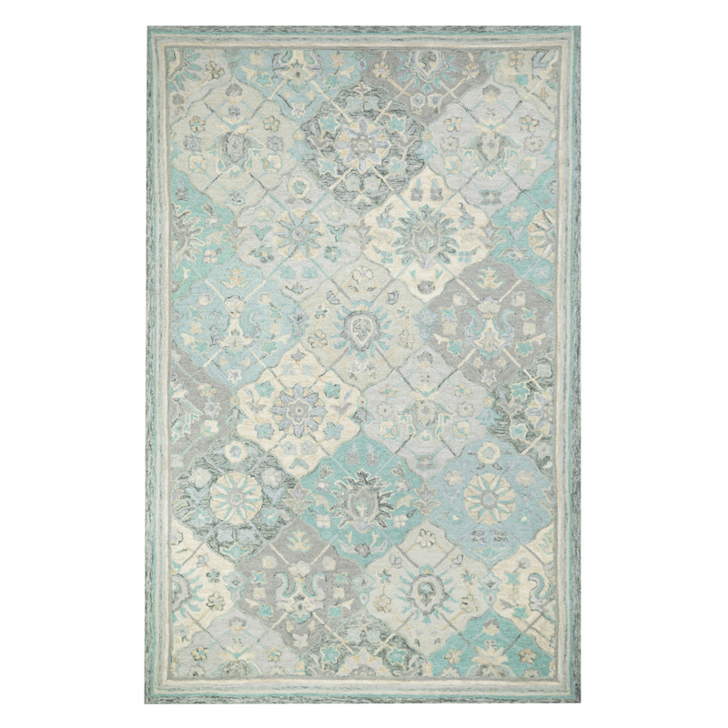 BLUE MULTICOLOR SUZANI CARPET