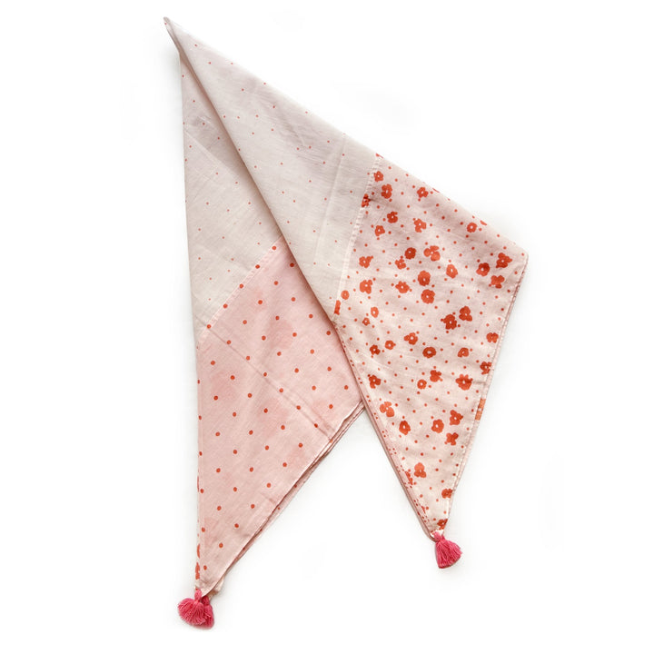 Coral Cotton Scarf