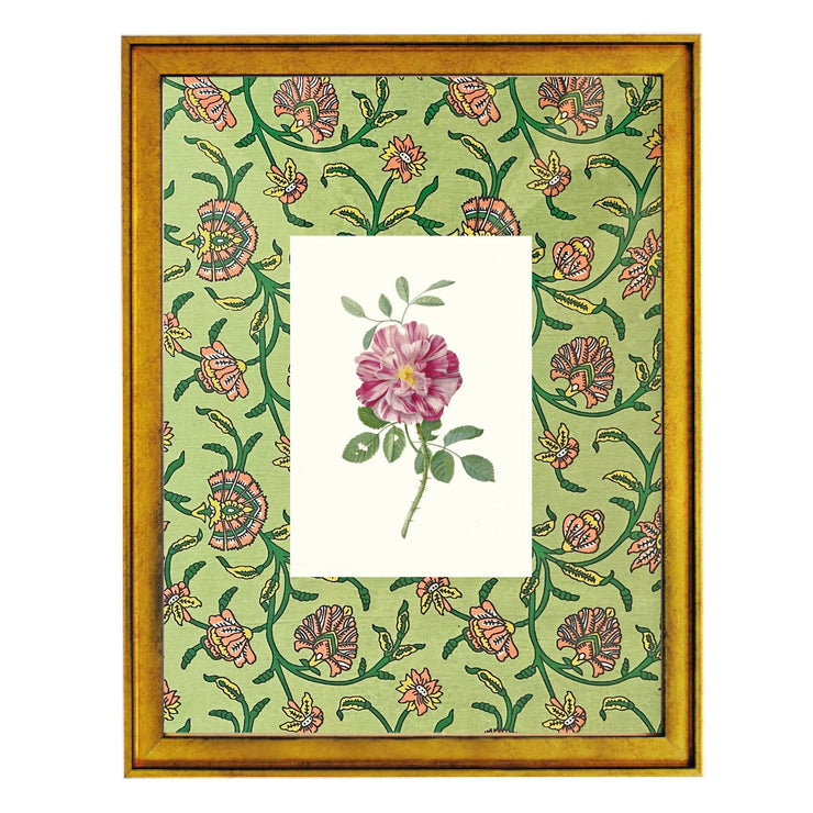 Vintage Rose Fabric Art Print