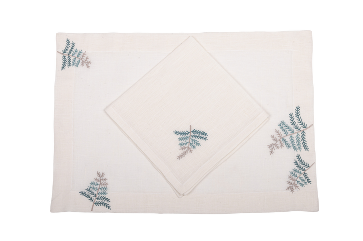 Placemats And Napkins - Fern Leaf