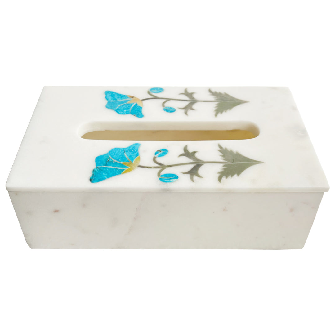 MARBLE INLAY TISSUE BOX