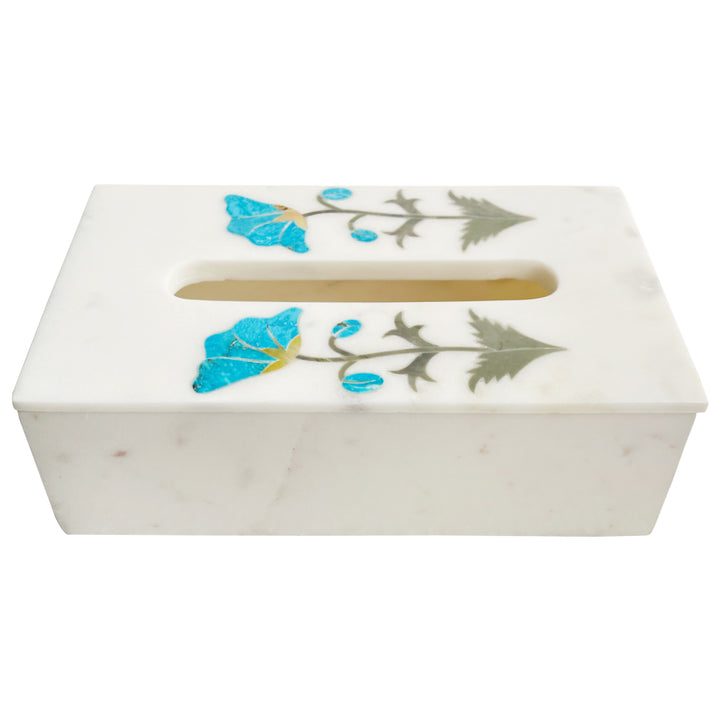 MARBLE INLAY TISSUE BOX