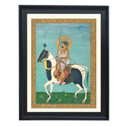 Shah Jahan on Horseback Art Print