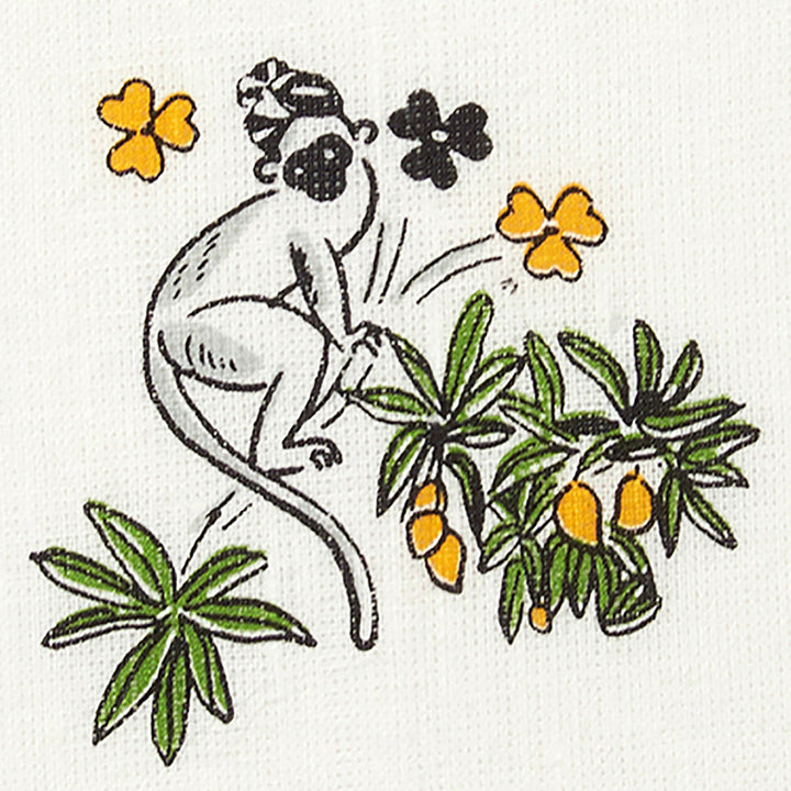 Monkey on a Mango Tree Cocktail Napkins Set of 4