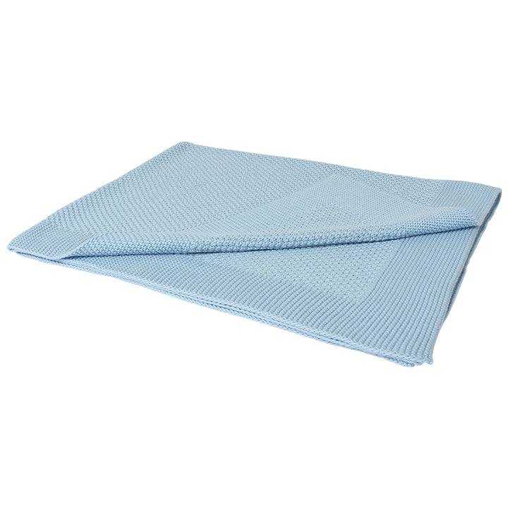 Organic Cotton Baby Blanket | Wiggly Knitted