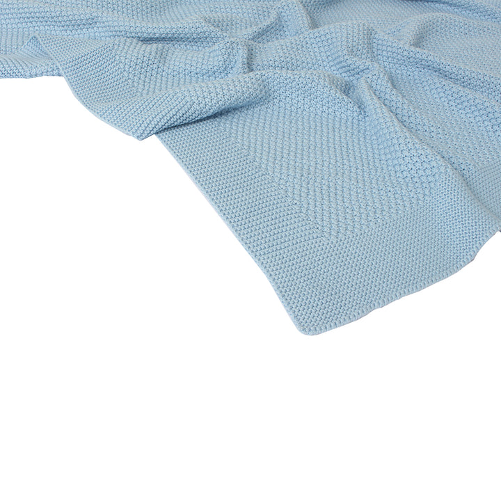 Organic Cotton Baby Blanket | Wiggly Knitted