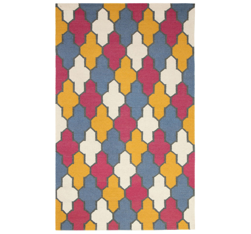 MULTICOLOR MOROCCAN DHURRIE
