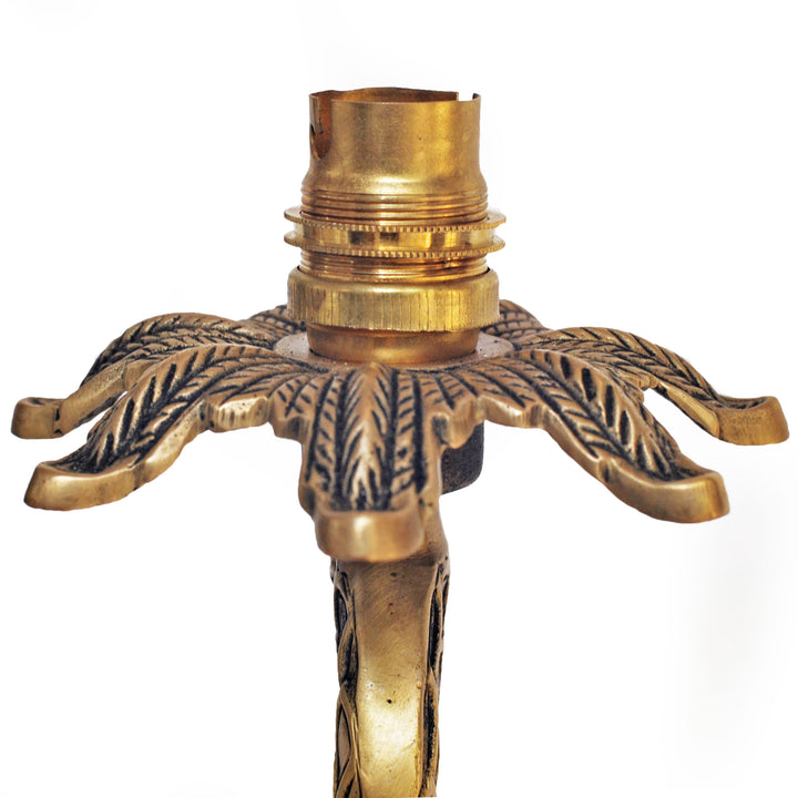 Fish Brass lamp base