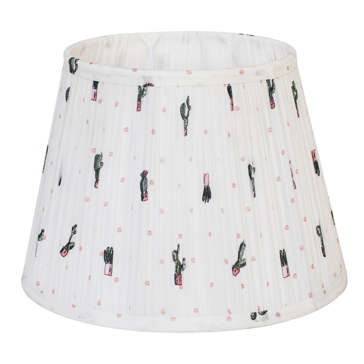 Cactus hand-blocked Lampshade