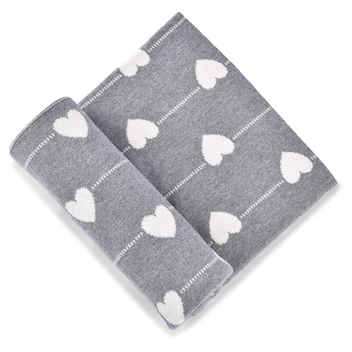 Sparkling Heart Baby Blanket