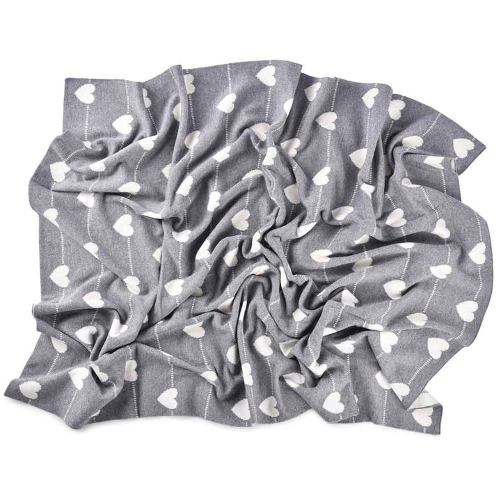 Sparkling Heart Baby Blanket