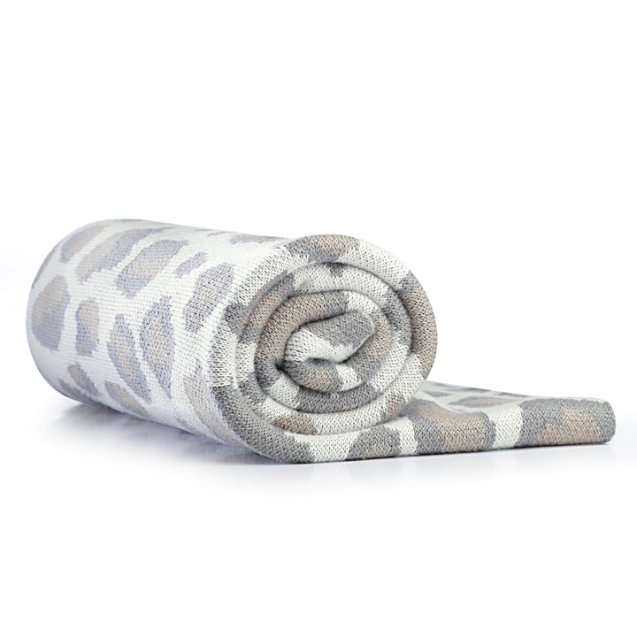 Organic Cotton Baby Blanket | Panther Patterned