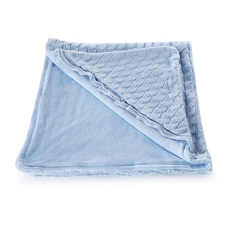 Baby Bath Cape | Cable Knitted