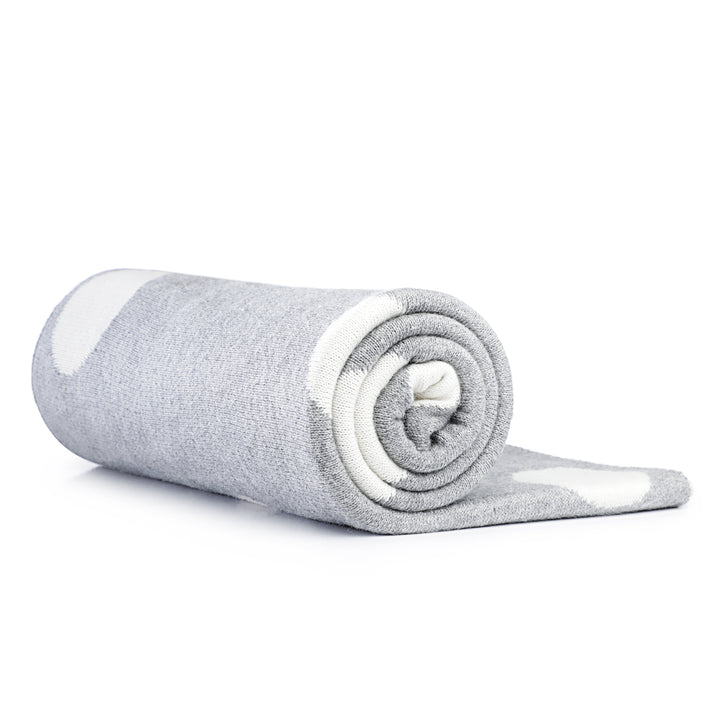 Baby Blanket | Fine Knitted | Dots Patterned