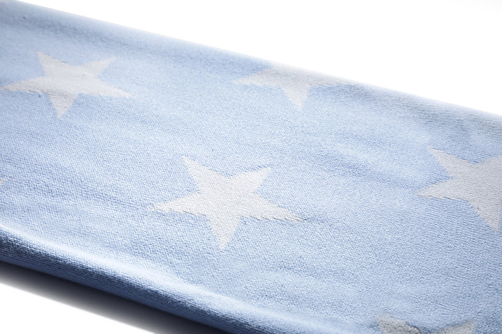 Baby Blanket | Fine Knitted | Star Patterned