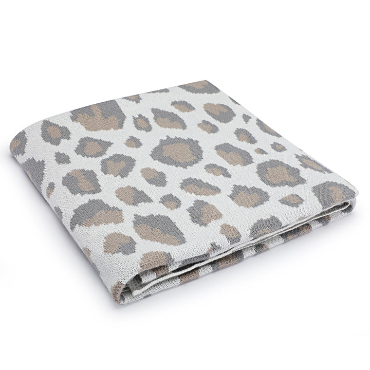 Organic Cotton Baby Blanket | Panther Patterned