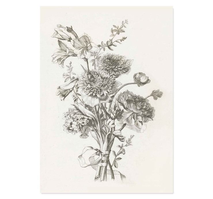 Bouquet of Anemones by Jacques Bailly ART PRINT