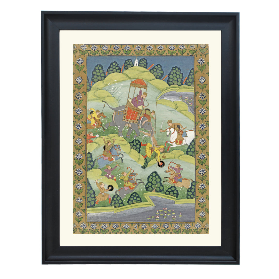 The Tiger Hunt Art Print