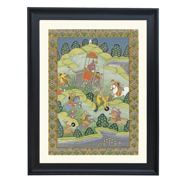 The Tiger Hunt Art Print