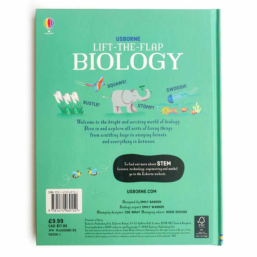 Lift-the-Flap Biology Book