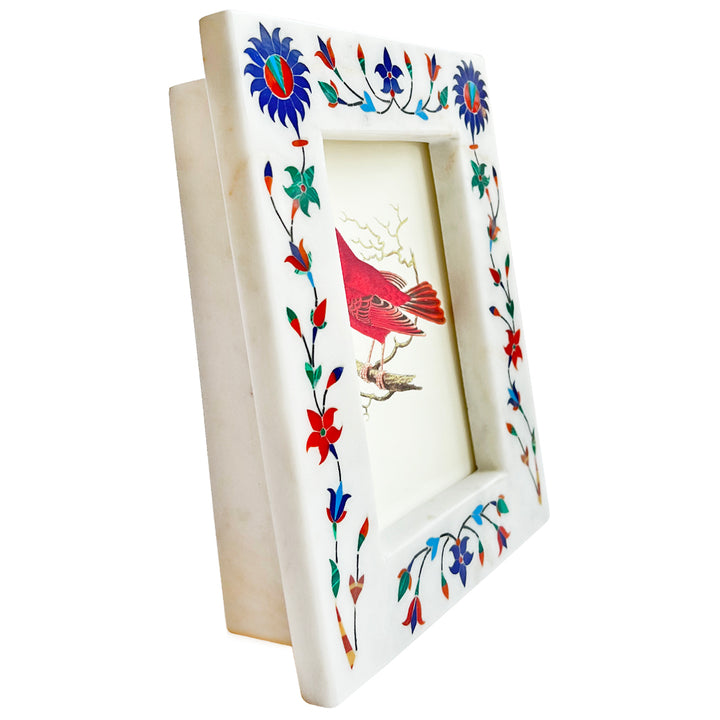 MARBLE INLAY PICTURE FRAME